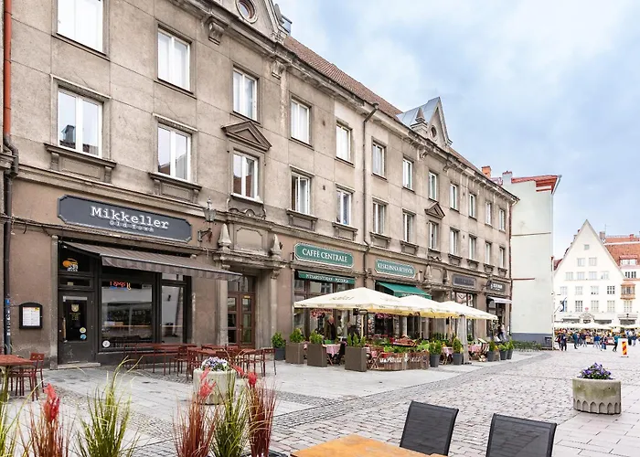 Bright With Sauna In The 0ld Town Lejlighed